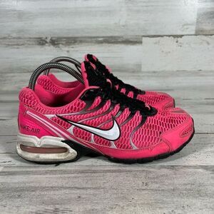 Nike Womens Air Max Torch 4 Low Top Running Shoes Sneakers Pink‎ Black Size 7.5